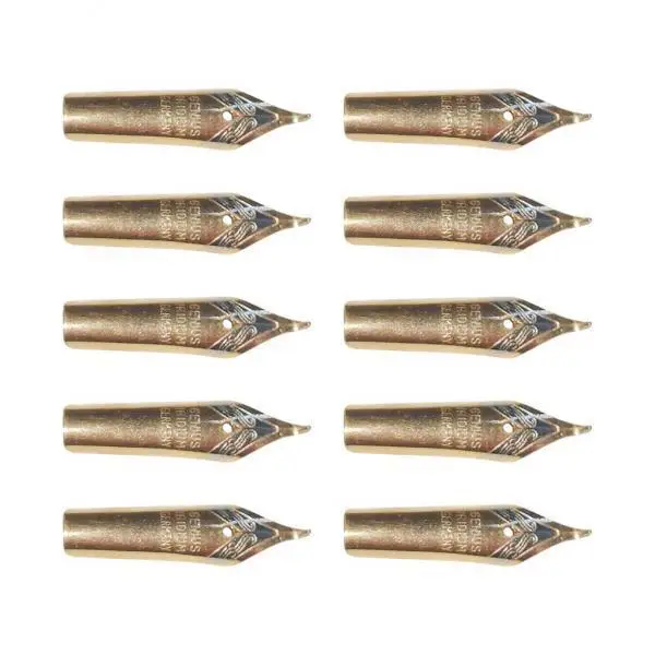 Universal Replaceable Fountain Pen Nibs Stationery Supplies Fine Metal Nib for Custom Calligraphy Pens