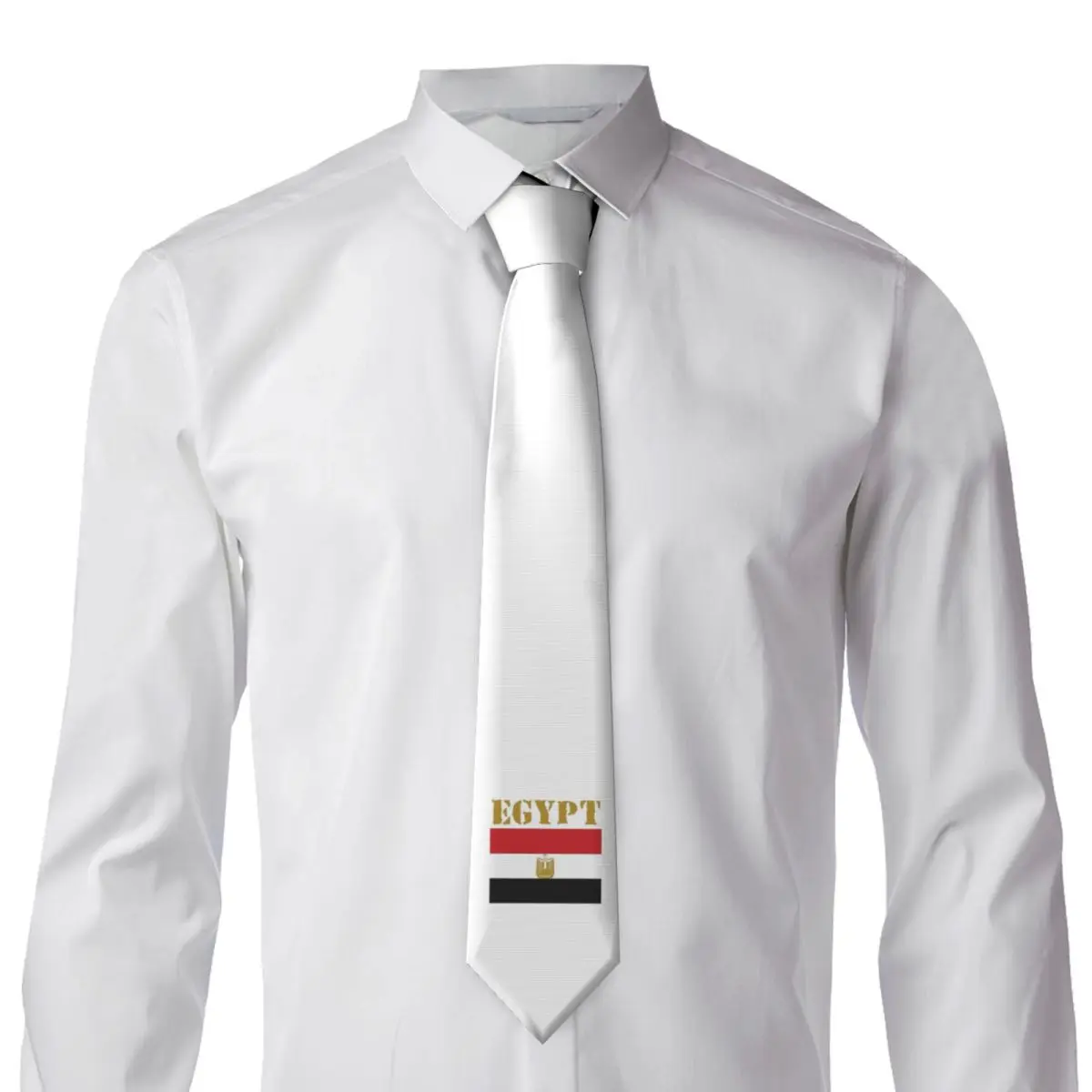 Египетский галстук для мужчин, шелковый полиэстер, 8 см, галстуки, костюмы для вечеринок, галстук, повседневный галстук Gravatas