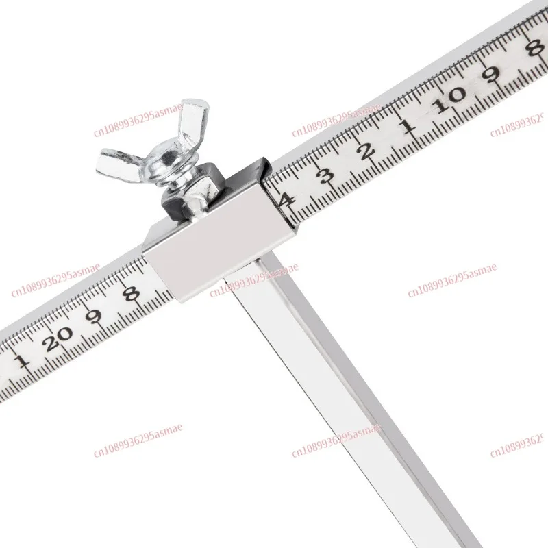 For Car Sheet Metal Repair Tools Accident Body Beam Repair Correction Inspection Stainless Steel 2D Measuring Ruler