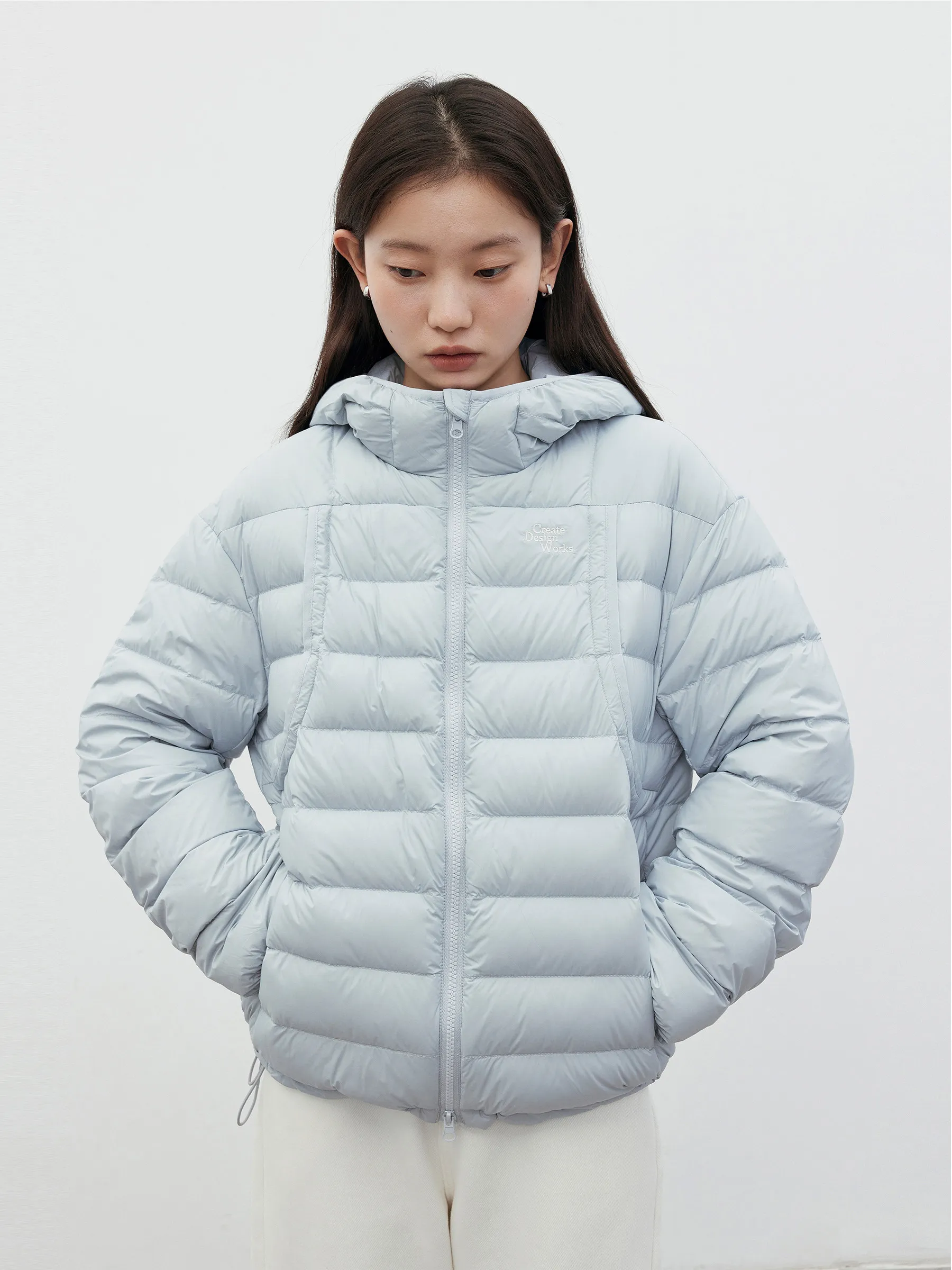 CHIC VEN Women Down Jackets Stand Up Collar Hoodie Casual Quilt Design 90 White Duck Down Coats Lady Clothes Autumn Winter 2026