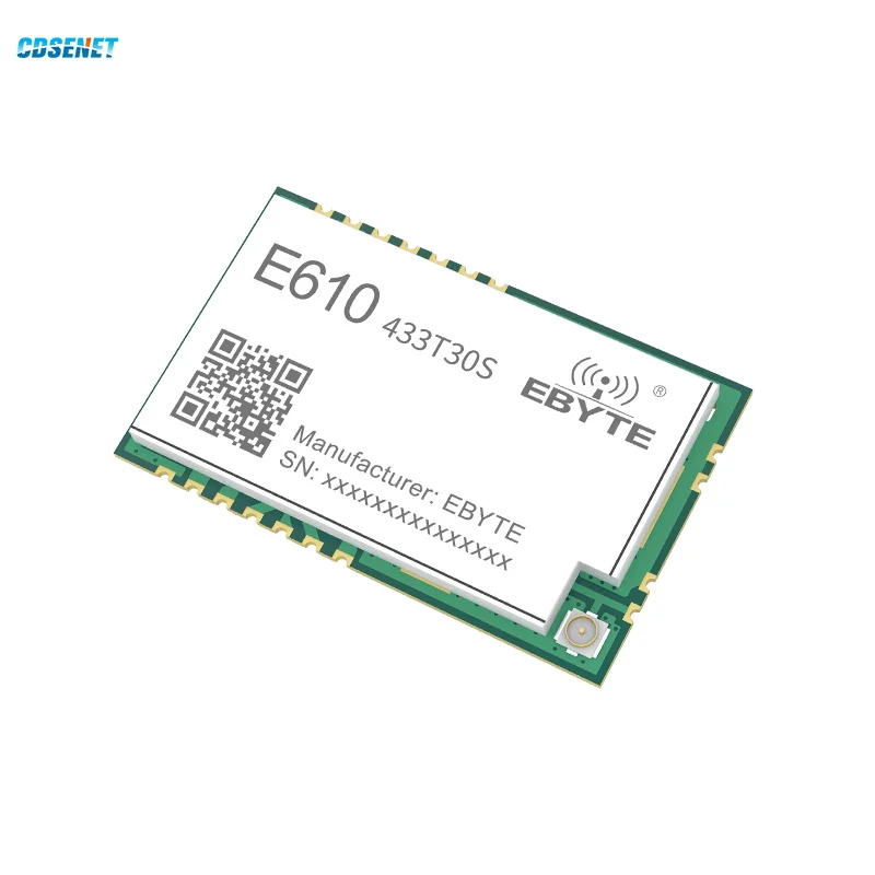 Wireless Module 433MHz CDSENT E610-433T30S High-Speed Continuous Transmission 30dBm Low Latency High Air Speed IPEX SMD Module