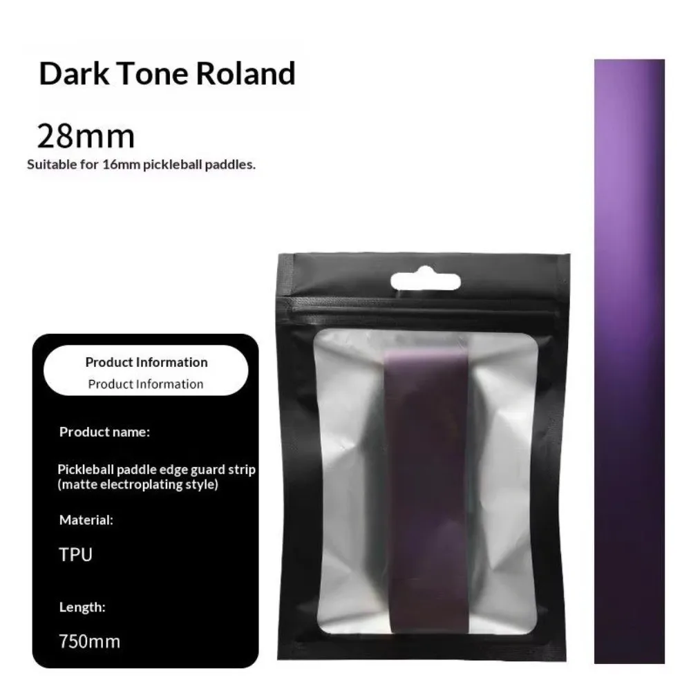 Long Lasting Pickleball Paddle Edge Tape Matte Finish Anti Scratch Pickleball Paddle Edge Guard Glossy Finish