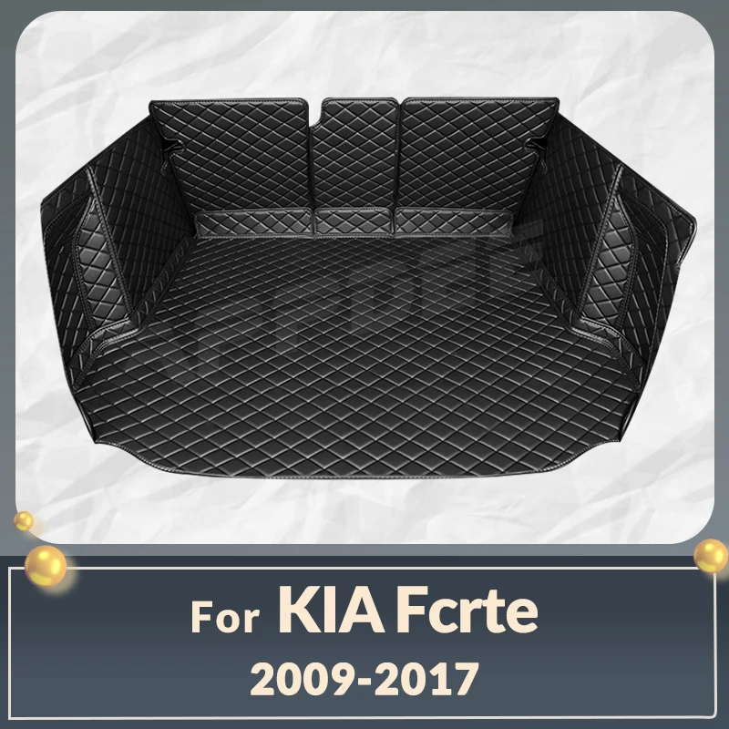 

Auto Full Coverage Trunk Mat For Kia Fcrte 2009-2017 16 15 14 13 12 11 10 Car Boot Cover Pad Interior Protector Accessories