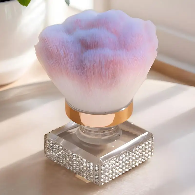 Pennello per polvere fissante Pennello per polvere per unghie Viso Guancia Pennello per fissaggio generale Pennello per contorno trucco Pennello per trucco per miscelazione complessiva