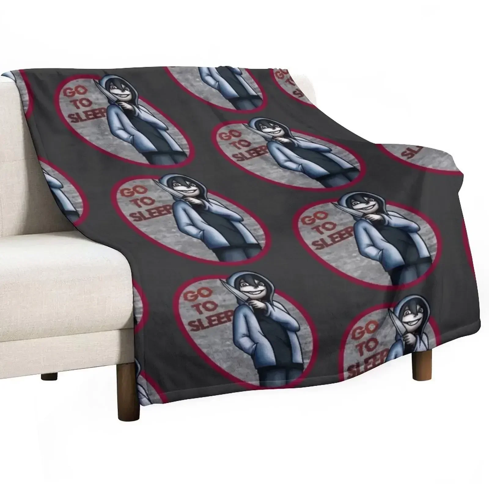 Jeff the Killer Throw Blanket Designers Weighted Camping Blankets For Baby Plaid on the sofa Plush Blankets