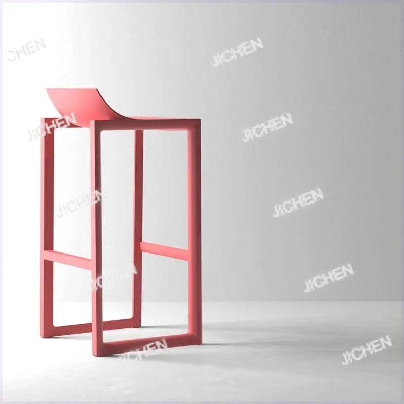 HY Italian Style Black Bar Stools Commercial Unique Modern Kitchen High Bar Stools Cheap Sturdy Table Banqueta High End Furnitur