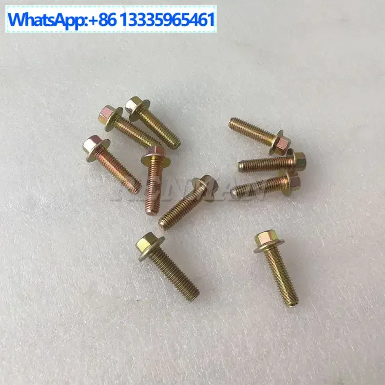 

50Pcs Cummins Flange Bolts 5287257 Dongfeng Commercial Vehicle Engine Parts Bolts