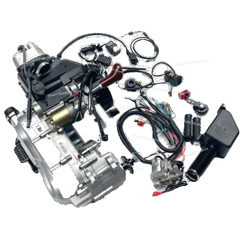 Four-wheeled ATV Steel Pipe, Motorcycle 150-200CC Engine GY6 Continuously Variable Speed Built-in Reverse Gear