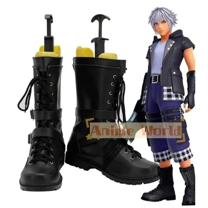 

Kingdom Hearts 3 Riku Cosplay Shoes Custom Made Halloween Carnival Party Props