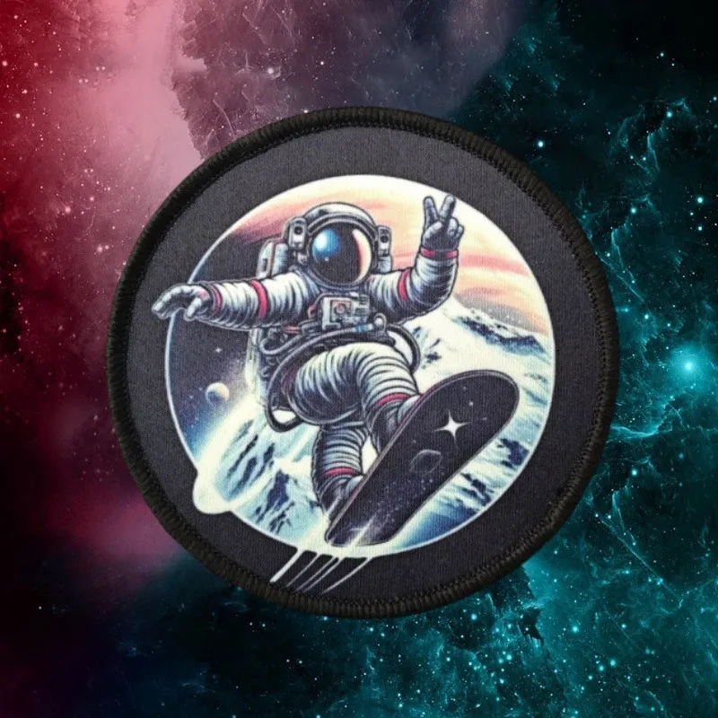 2026 Neuer Taktischer Aufnäher, Astronauten-Moralabzeichen, für Kleidung, Hüte, Rucksäcke, Taktische Ausrüstung, Klettverschluss