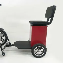 electric wheelchair original accessories double trailer rear seat standing pedal four wheels rear seat folding