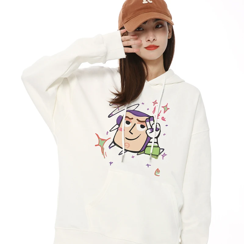 Toy Story-Sudadera fina con capucha para hombre, chaqueta de Disney, Buzz Lightyear, Woody, periférico de tres ojos