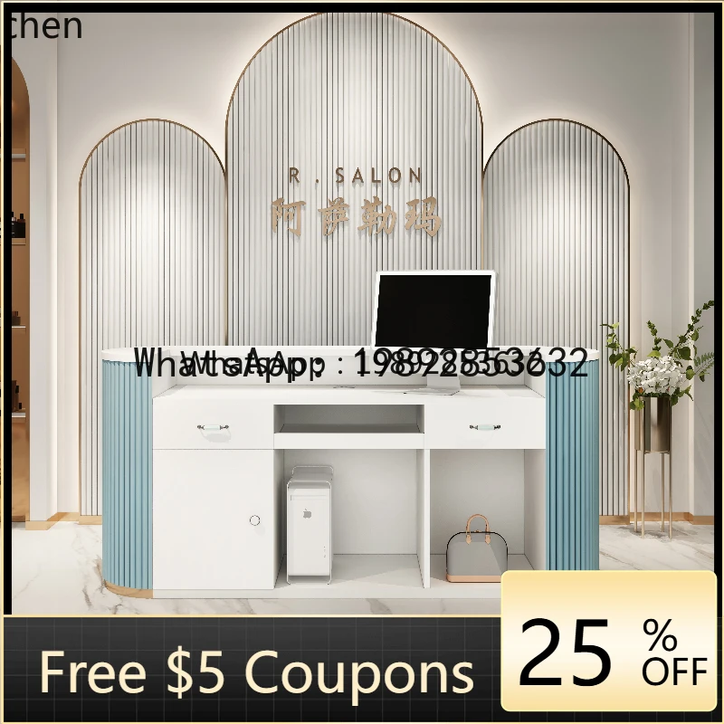 صفحة الخروج LYY متجر صغير لصالون التجميل وطاولة الخروج ومكتب الاستقبال #2