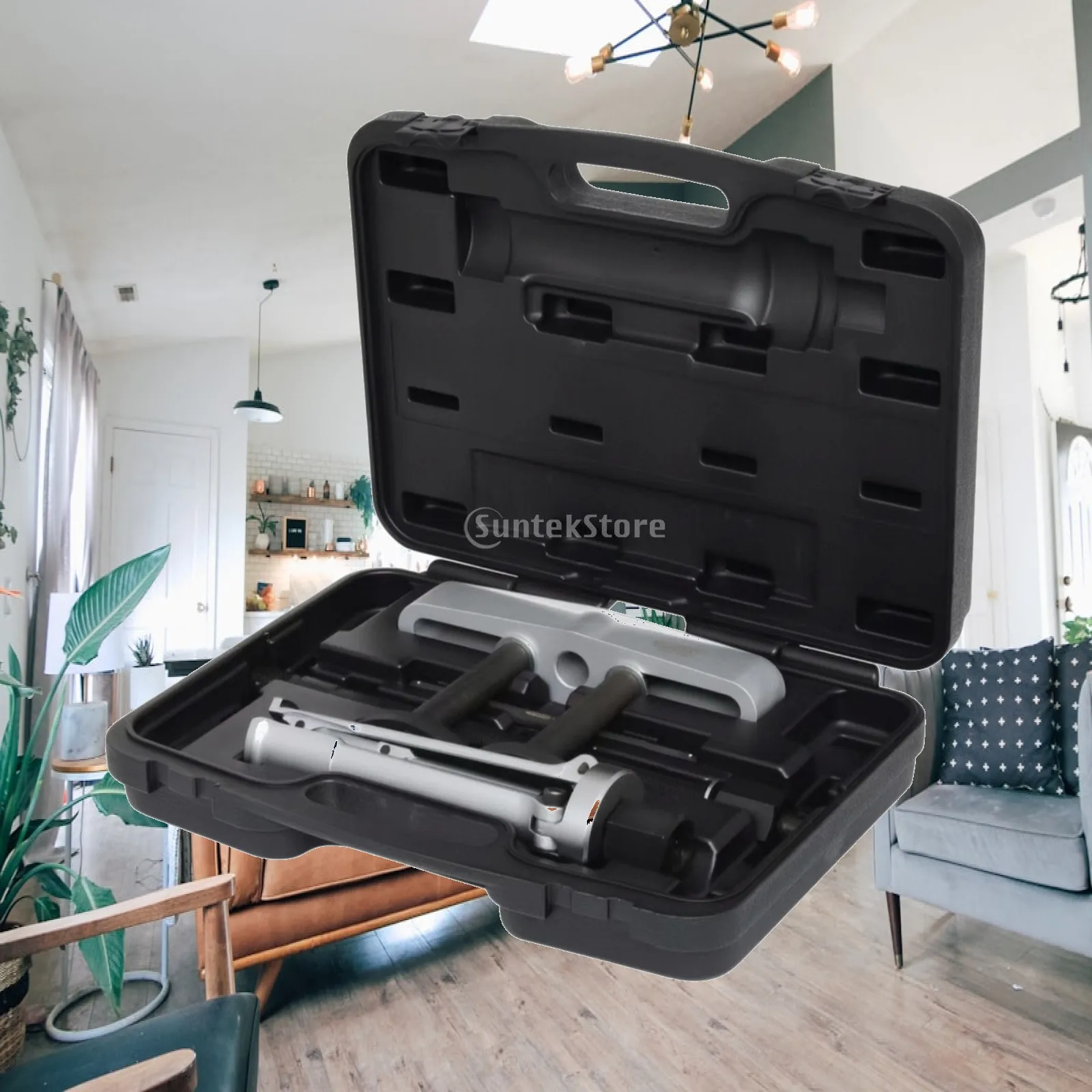 Engine Cylinder Liner Extractor Puller Set Steel Sleeve Removal Tool Kit for Car Rebuild Maintenance Auto Shop Equipment Parts
