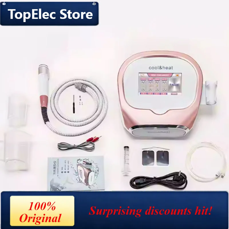 TopElec New Arrival Cool and Heat Skin Rejuvenation Device Hot& Cold Skin Care Machine Electroporation Wall Penetration Beauty M