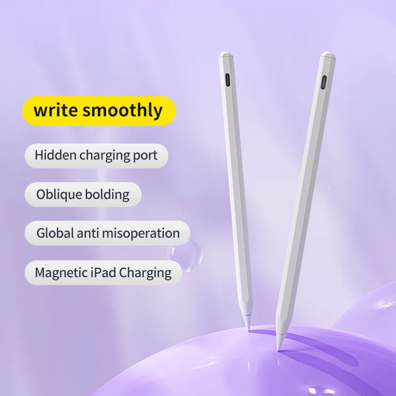 

Active Stylus Pen Palm Rejection Tilt Drawing Capacitive Touch Pen For iPad