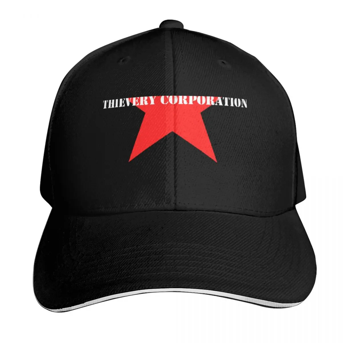 New 03 Thievery Corporation Genres Electronic Music Essential T-Shirt Baseball Cap Men Women Casual Summer Sport Sun Cap