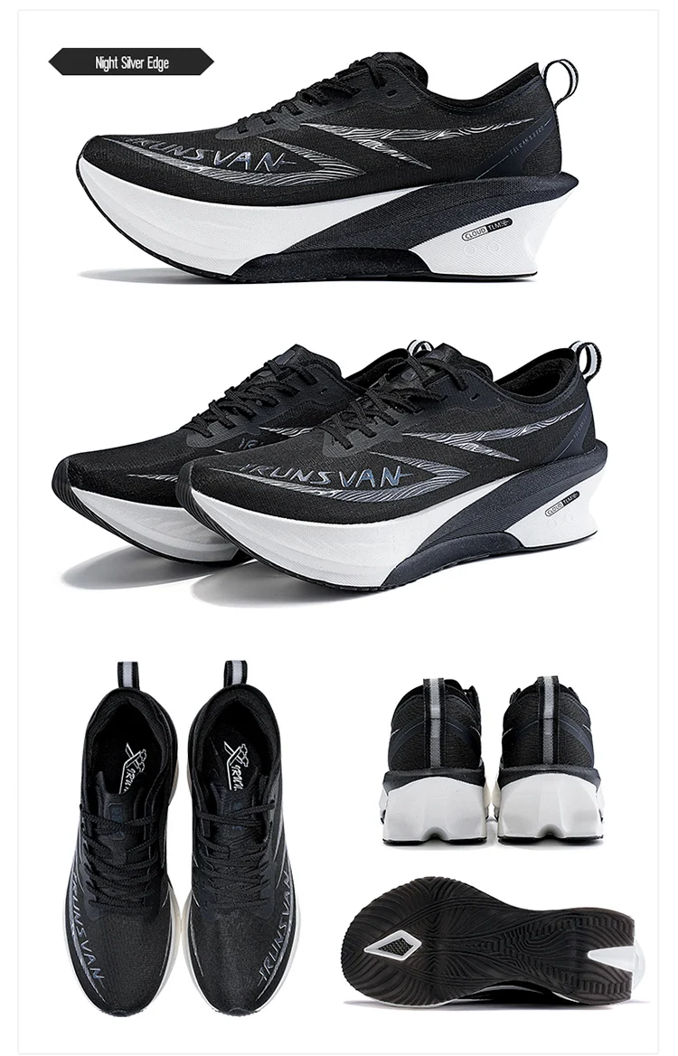 IRUNSVAN Carbonplatten-Laufschuhe mit stabiler Dämpfung eignen sich für Trainingstests und Marathon-Sportschuhe, Unisex 125 – Detail 33