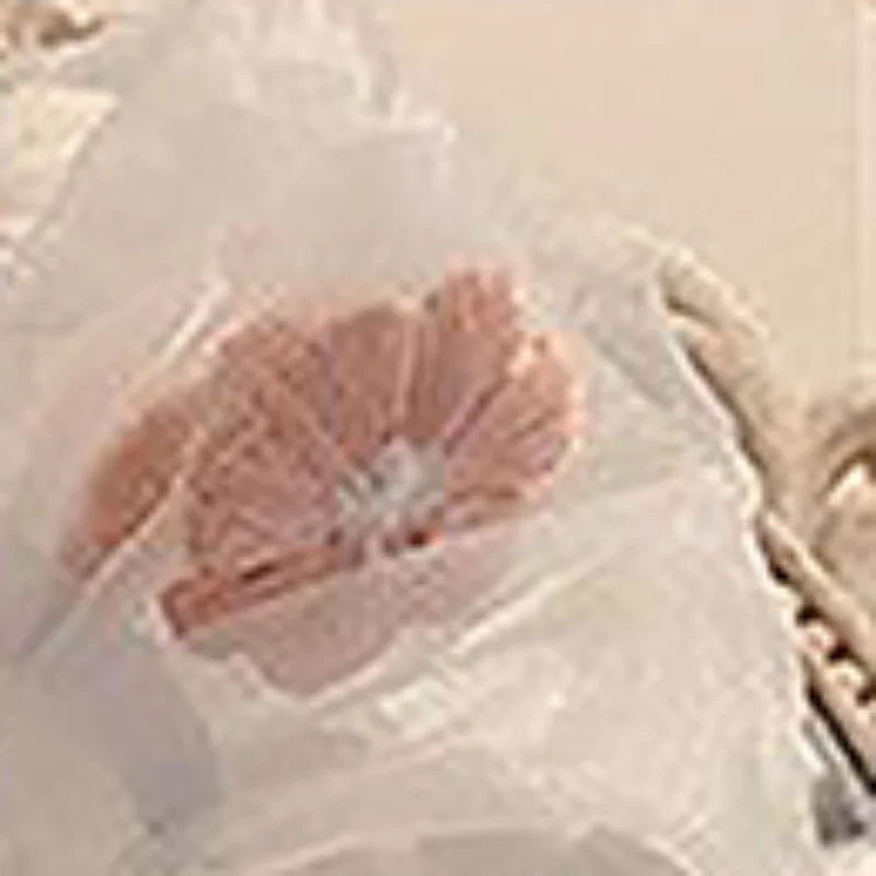 

Новые резинки для волос из органзы с вышивкой цветами в лесном стиле, прозрачные, из тюля, романтические, розовые, голубые, аксессуары для волос