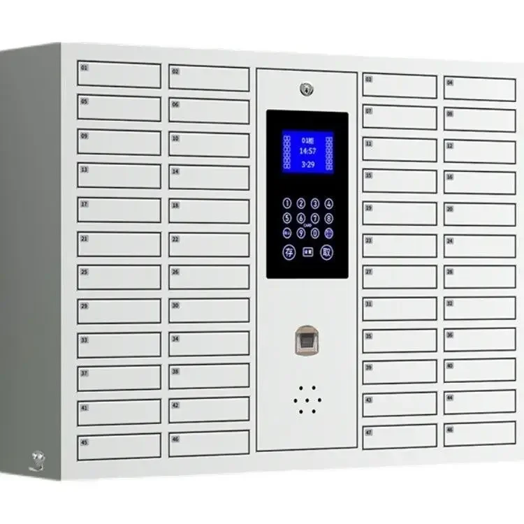 

Smart fingerprint password mobile phone cabinet facial recognition shielded storage cabinet, wall key mobile phone cabinet