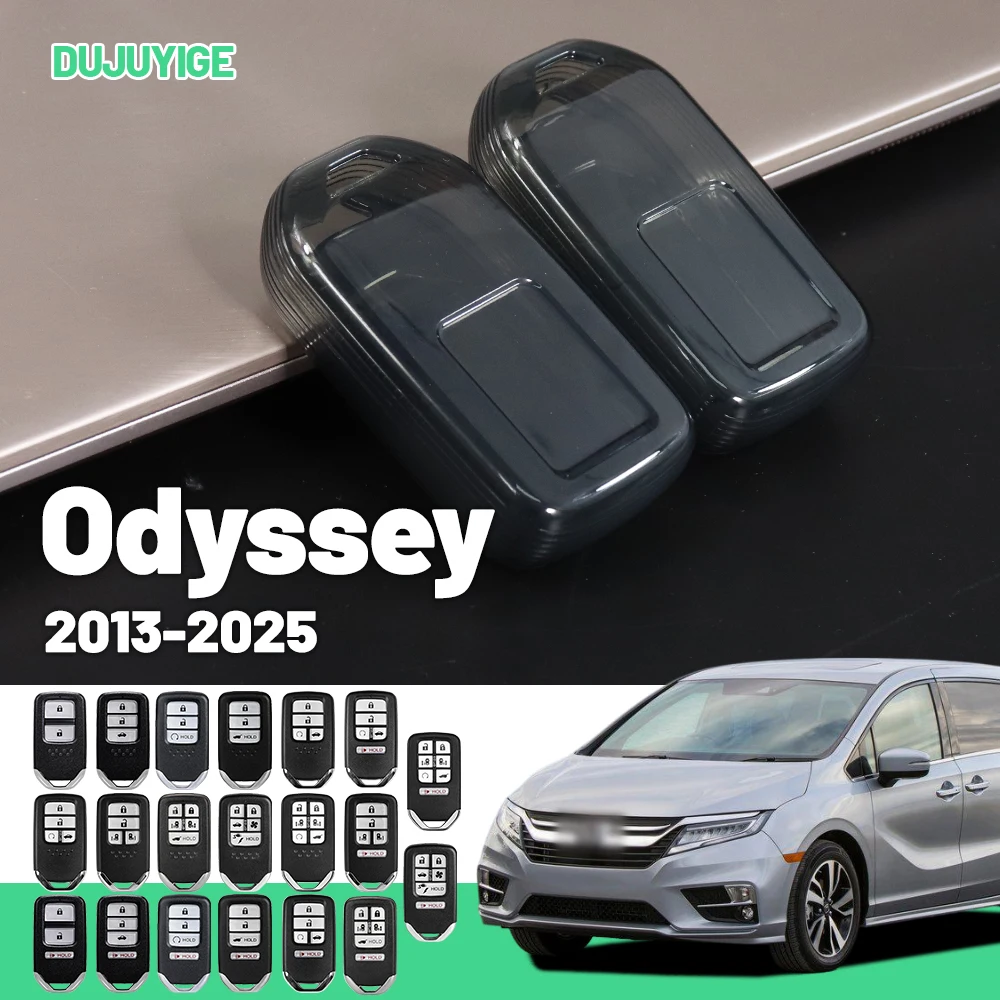 

Прозрачный чехол для ключей из ТПУ для Honda Odyssey 2013-2026, защитный чехол для брелока, аксессуары для авто 2014 2015 2016 2017 2018 2019