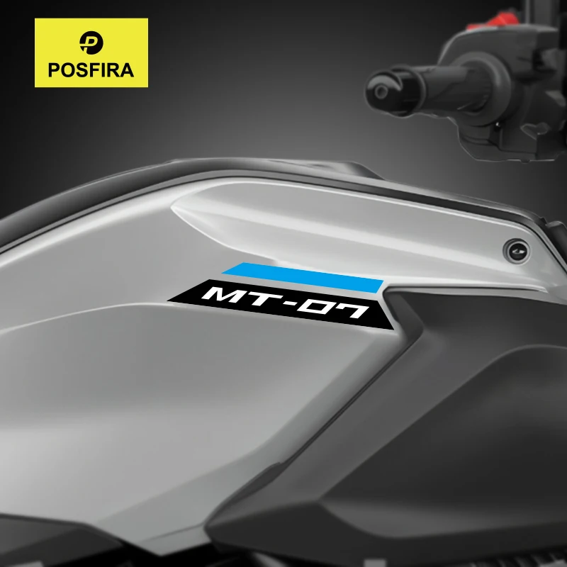 

POSFIRA Motorcycle Tank Stickers Vinyl Decals for Yamaha MT07 2025 MT 07 MT-07 Waterproof Motorbike Sticker Accessories
