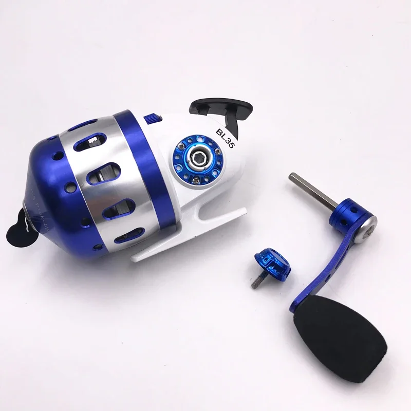Carrete baitcasting Metal BL35 – Tiro cerrado para caza y pesca - imagen 2