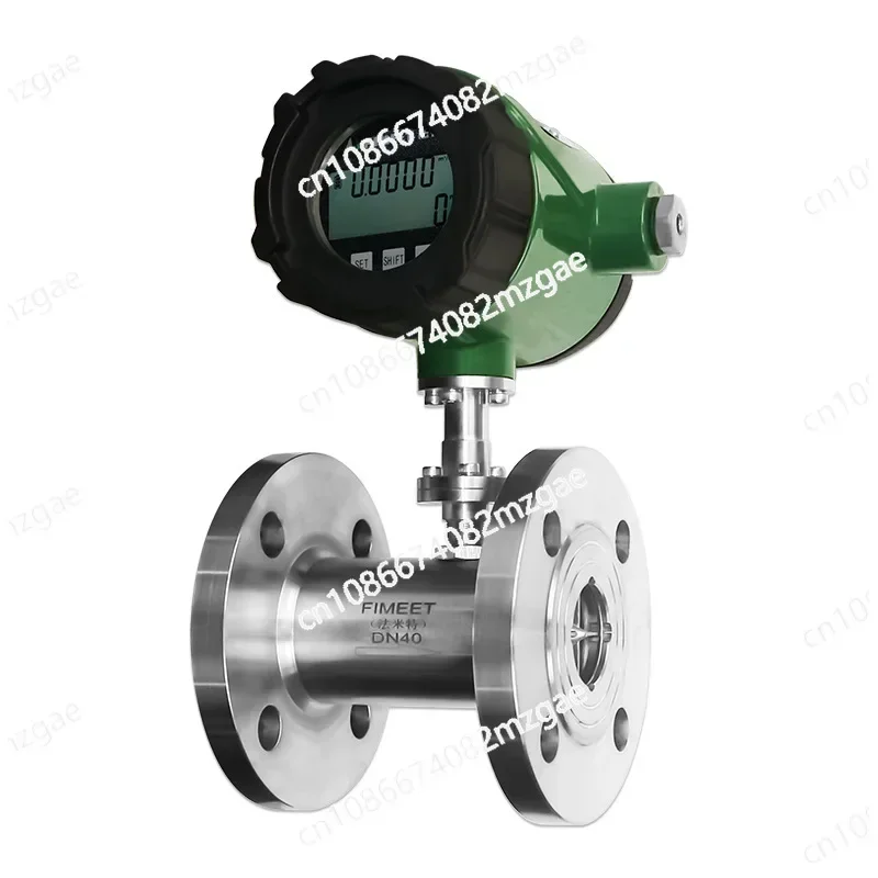 Intelligent Flowmeter, Water Liquid Gasoline Diesel Methanol High-precision Flow Sensor DN50 Turbine Flowmeter