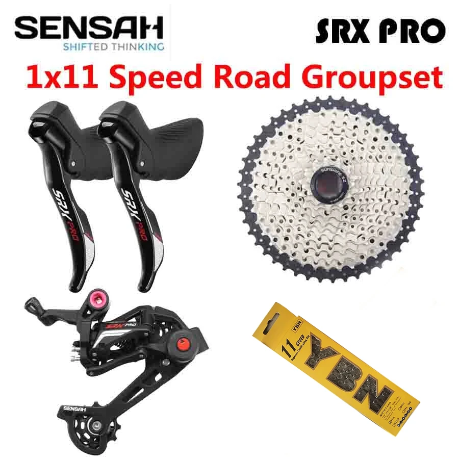 SENSAH SRX PRO 1x11 Speed 11s Road Bike Groupset STI R/L Shifter +
