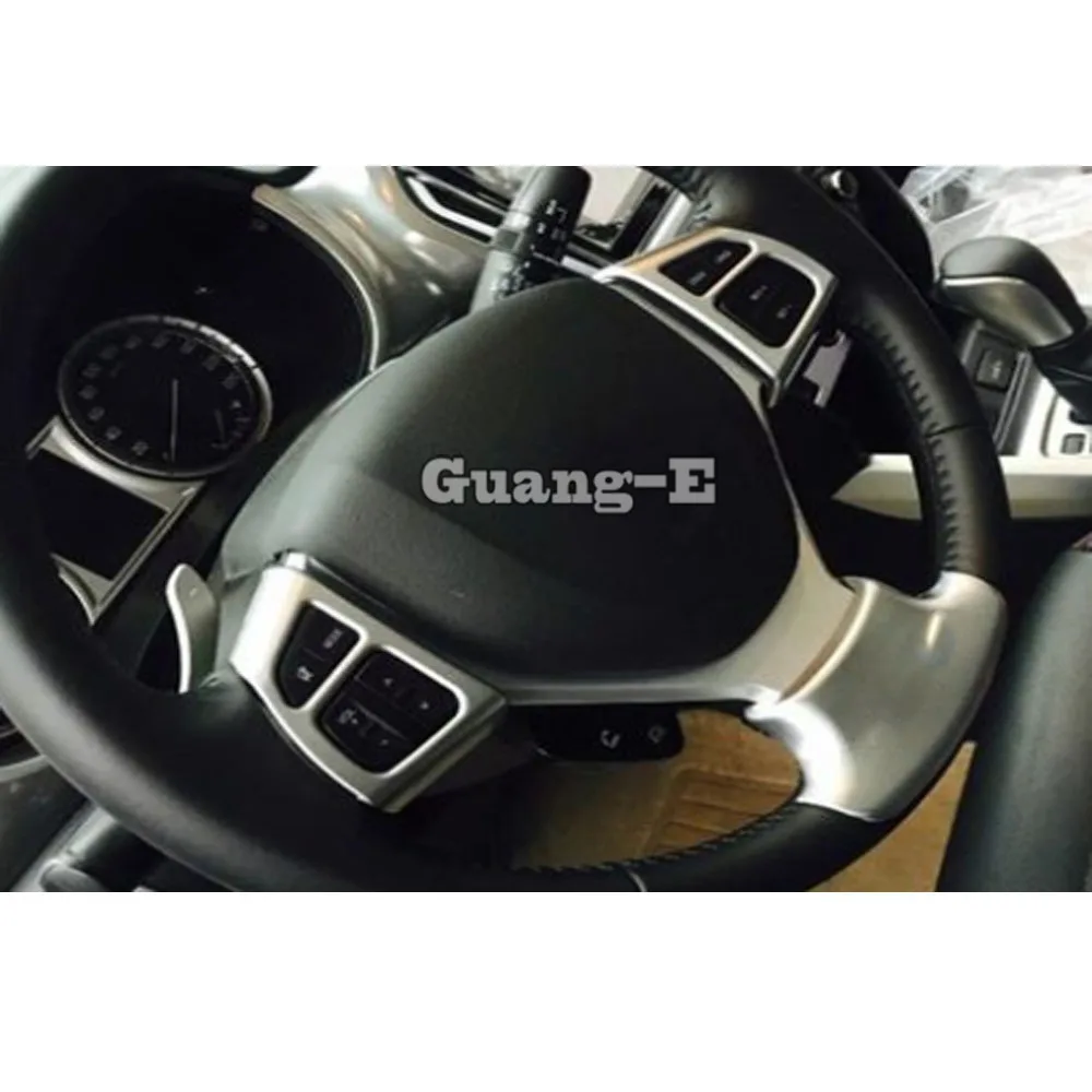 For Suzuki Vitara Escudo 2016 2017 2018 2019 2020 Car Detector Styling ABS Matte Steering Wheel Interior Kit Trim Frame Hoods
