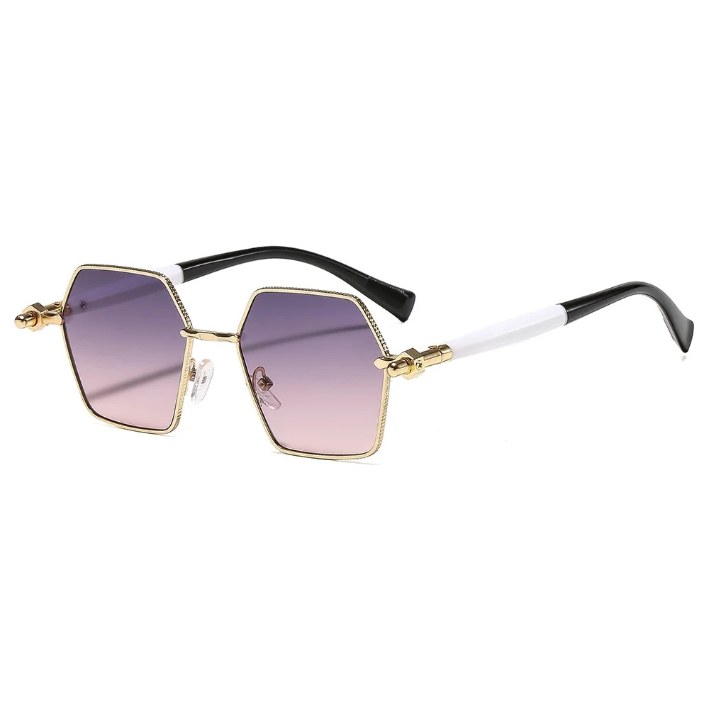 

New Retro Gradient Square Women Sunglasses UV400 Luxury High Quality Color Matching Frame Design Men Outdoor Trend Gafas de sol