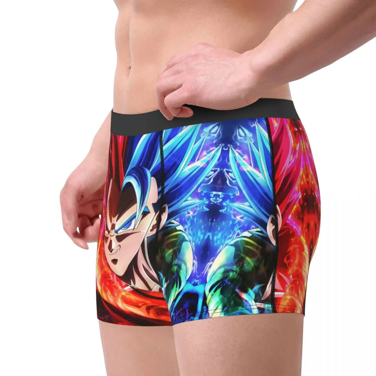 Fashion Boxer Cartoon Dragon Ball Z Shorts Panties Men's Underwear Cartoon Breathable Underpants for Homme