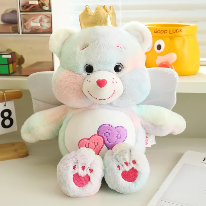 33cm Care Bears With Wing Plush Toys Cartoon Animals Angel Bear Stuffed Soft Dolls Toys Girl Boys Gift Homedecor Pillow