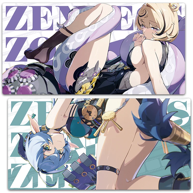 

1pc Large Zenless Zone Zero Mouse Pad Anime Girl Game Character Lucia Yidhari Mousepad XXL Keyboard Desk Mat