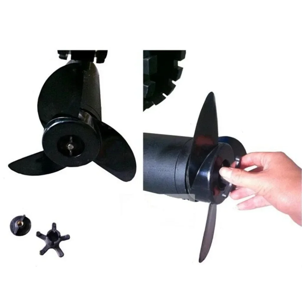 Boat 3 Blade Propeller Electric Outboard Trolling Motor Propeller And Fastening Nut