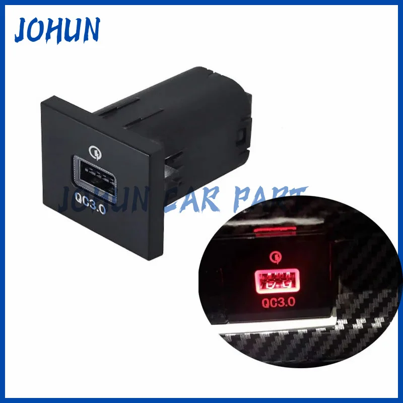 Picture 6: Car Red Light Charger Quick Charge Cigarette Lighter QC3.0 USB Interface Socket Fast Car Charger Use For Ford Transit 2009-2016