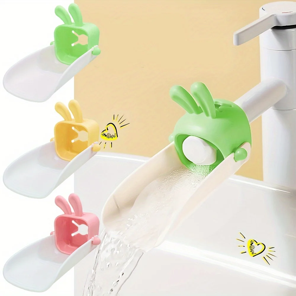 U-shaped faucet extender is convenient and practical: made of plastic material, it is easy to use for kitchen sink faucets