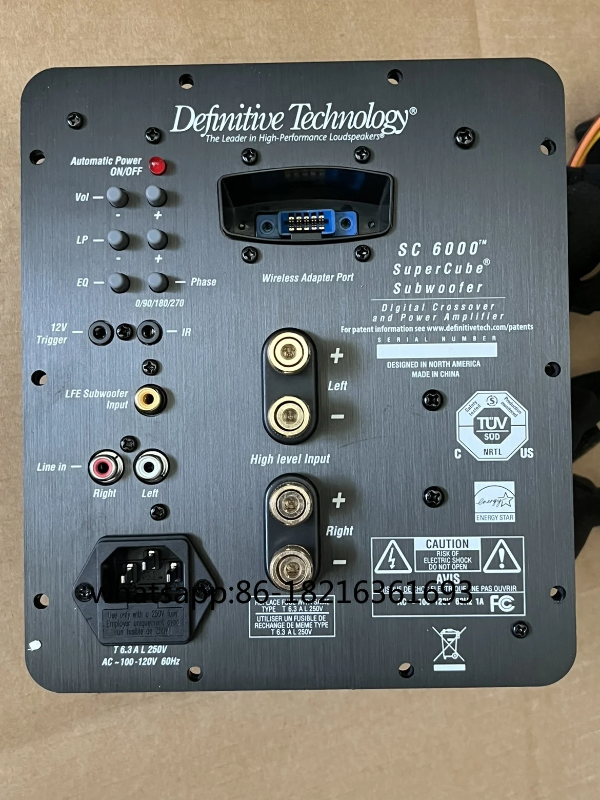 

Плата усилителя сабвуфера Definitive sc6000, мощная кинотеатральная пушка класса D, компактная маленькая стальная пушка