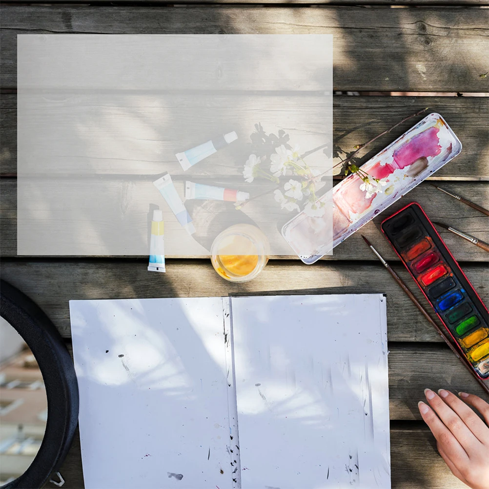 20 Sheets Tracing Paper Marker Papers Ink Transfer Printable Shrink Dissolvable Clear Translucent