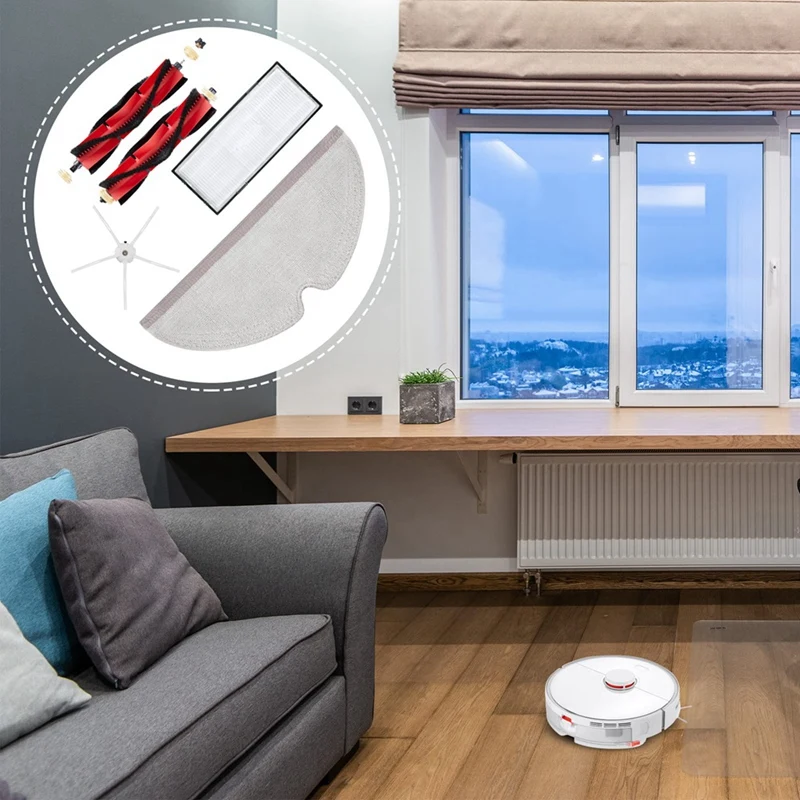 Roborock-掃除機の交換用アクセサリ,ローラーブラシ,s5,s6,s5max,1セット