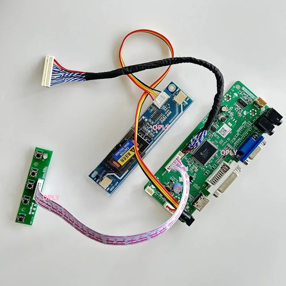 

Controller board HDMI-compatible VGA DVI for LQ164M1LA4AB LQ164M1LA4A 1920X1080 16.4" LCD panel screen monitor display DIY