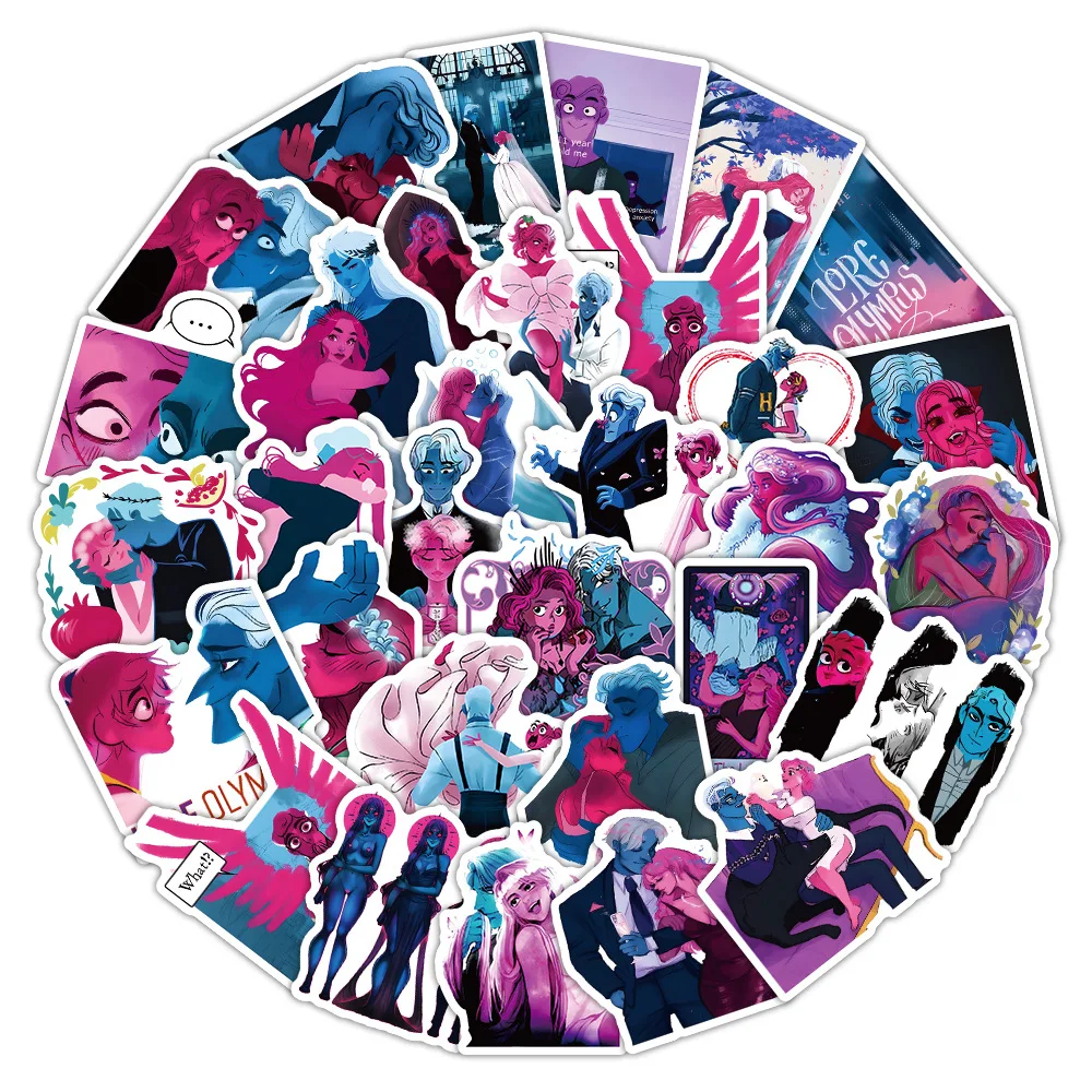 

10/30/53PCS Anime Lore Olympus Romantic Love Stickers Cartoon Cool Graffiti Decal Kids Toy Gift for Scrapbook Skateboard Guitar