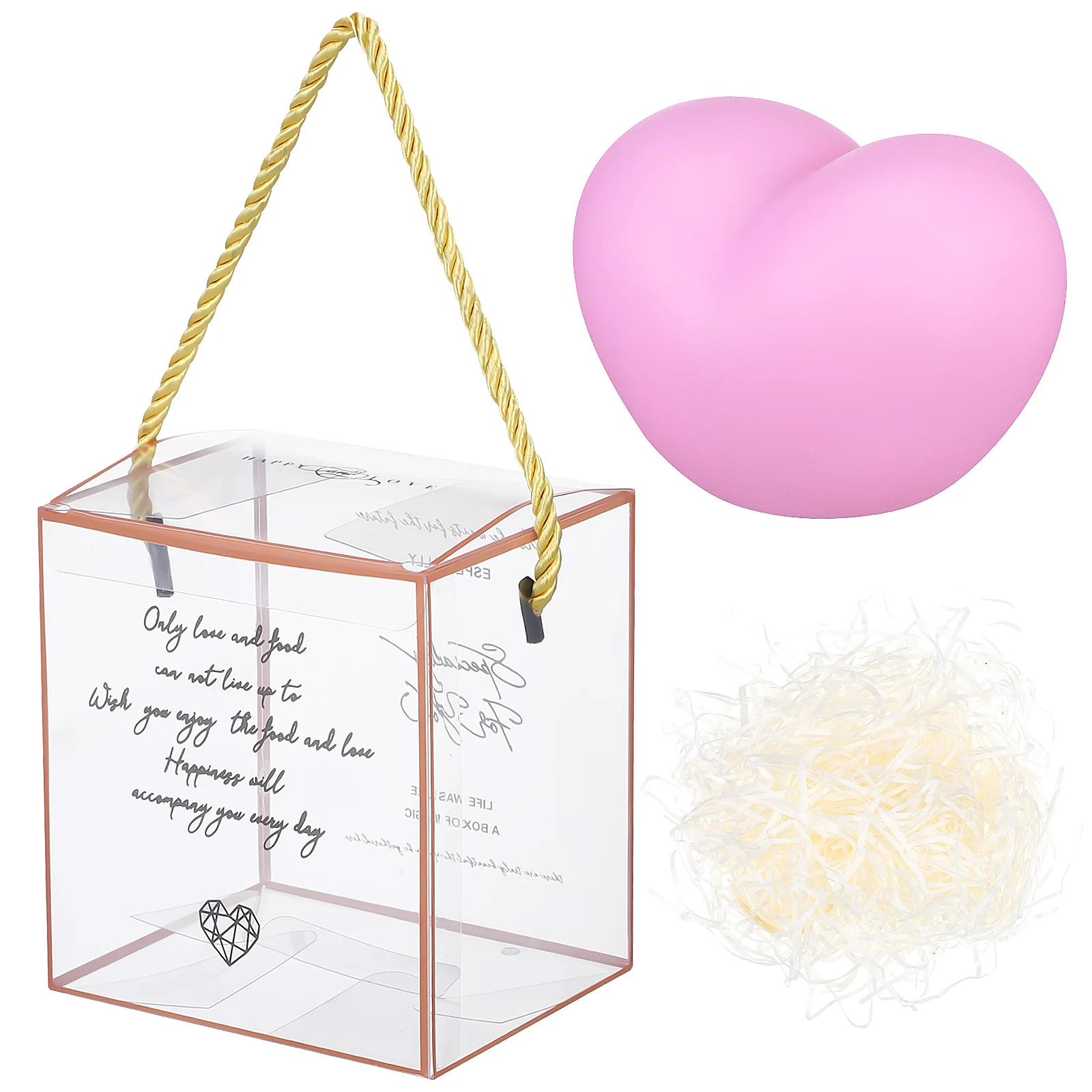 

1pcs PVC Heart Pink Large Size Girls Night Light Cute Night Light Girls Love Lamp Lamp Cute Warm Bedroom Valentine Gift