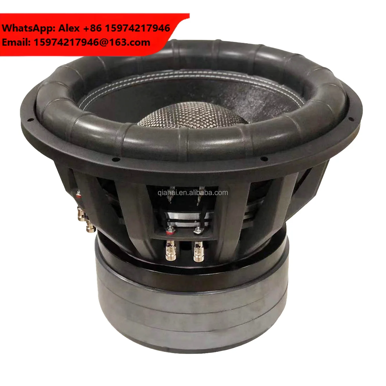 15100-049 Huge 15 Inch Car Subwoofer Speaker 4000w RMS 4 Inch Voice Coil 250mm Triple Magnets 25Hz DC 12V Car Competition