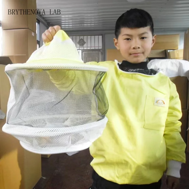 Children Anti-bee suit Beekeeping Tools Kid Beekeeping Breathable Clothing Suit for Kids Practice