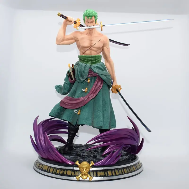 Anime One Piece Roronoa Zoro Battle Statue GK PVC Action Figure Collection Model Toys Doll Gifts