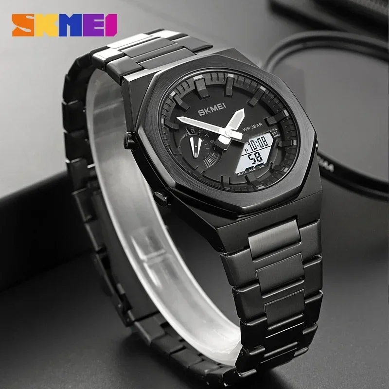 SKMEI 1816 Light Date Waterproof Wristwatch Relogio Masculino Mens Sports Watches Fashion Casual Business Quartz Watch