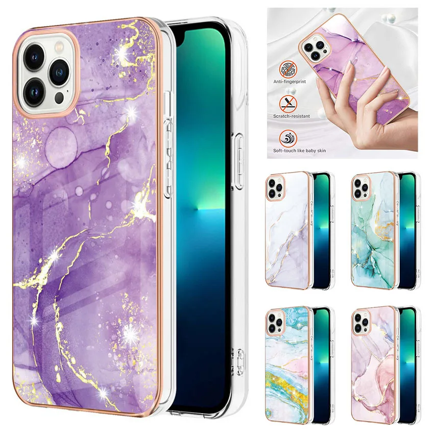 Luxury Jadeite Marble Print Case For Samsung Galaxy A04 Core A04E A04S A14 A24 A34 A54 Soft TPU Rubber Back Cover Fundas