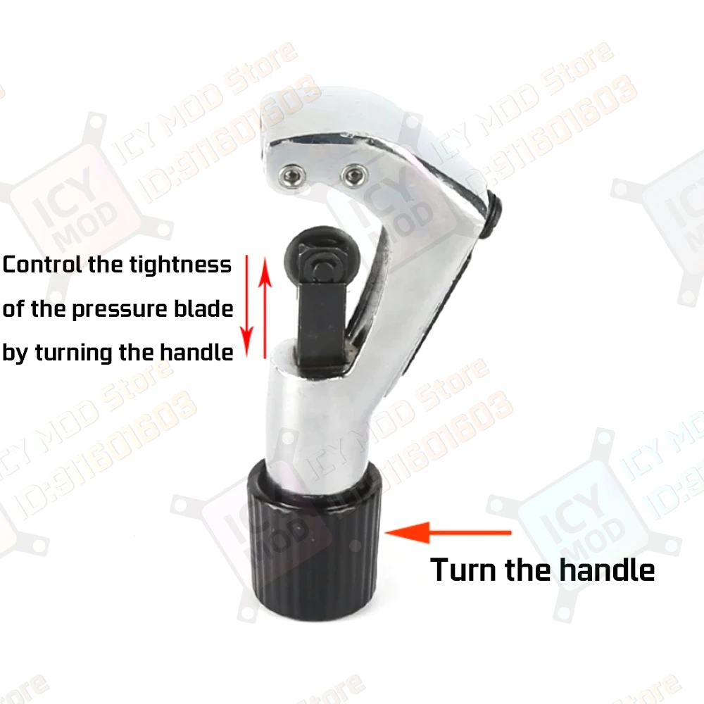 

FREEZEMOD rotary pressure cutter Metal Hard Pipe Cutter Water Cooled Hard Pipe Cutting Tool for PETG/Copper Pipe Cutting PC MOD