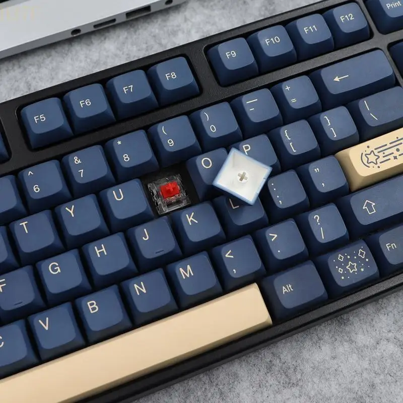 

H37F 137 Keys Stargaze Keycap XDA Высота PBT-клавиш для 61/64/68/87/96/104/108 Пятисторонний подбор